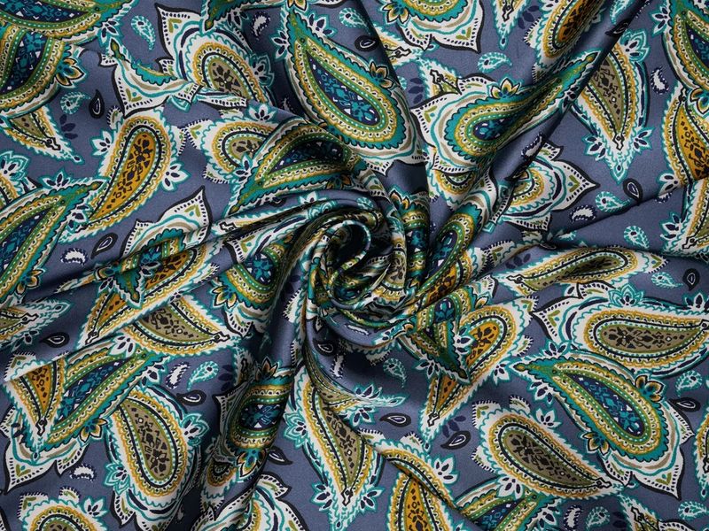 Paisley Wild Rag Grey