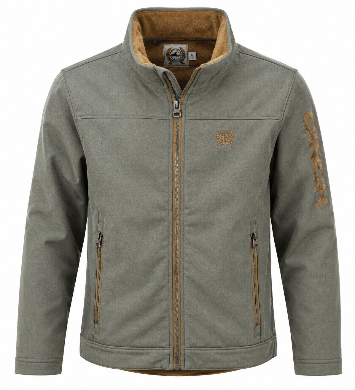 CINCH BOYS GREY BONDED JACKET SMALL