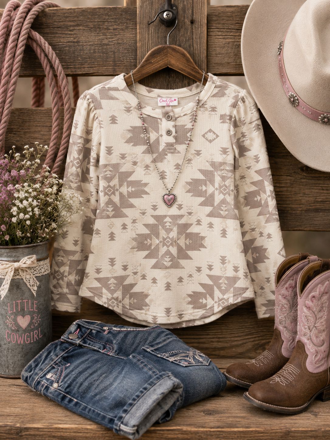 CRUEL GIRL CREAM LONG SLEEVE T-SHIRT MED