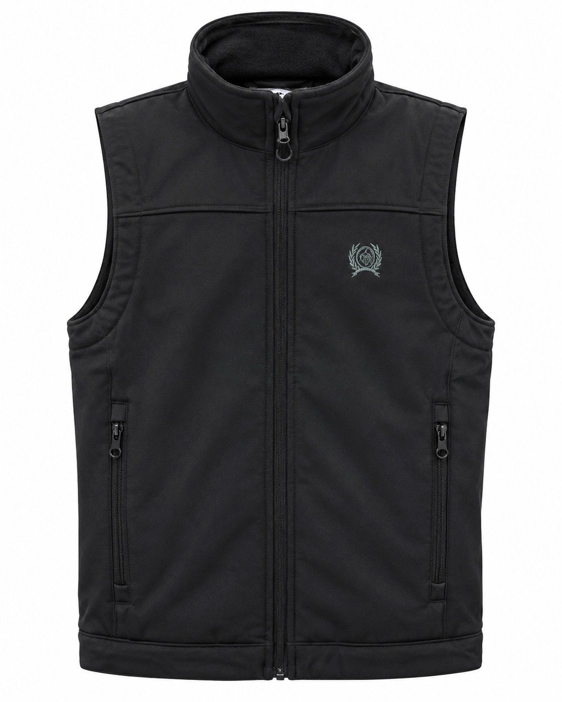 CINCH BOYS BONDED BLACK VEST  SMALL