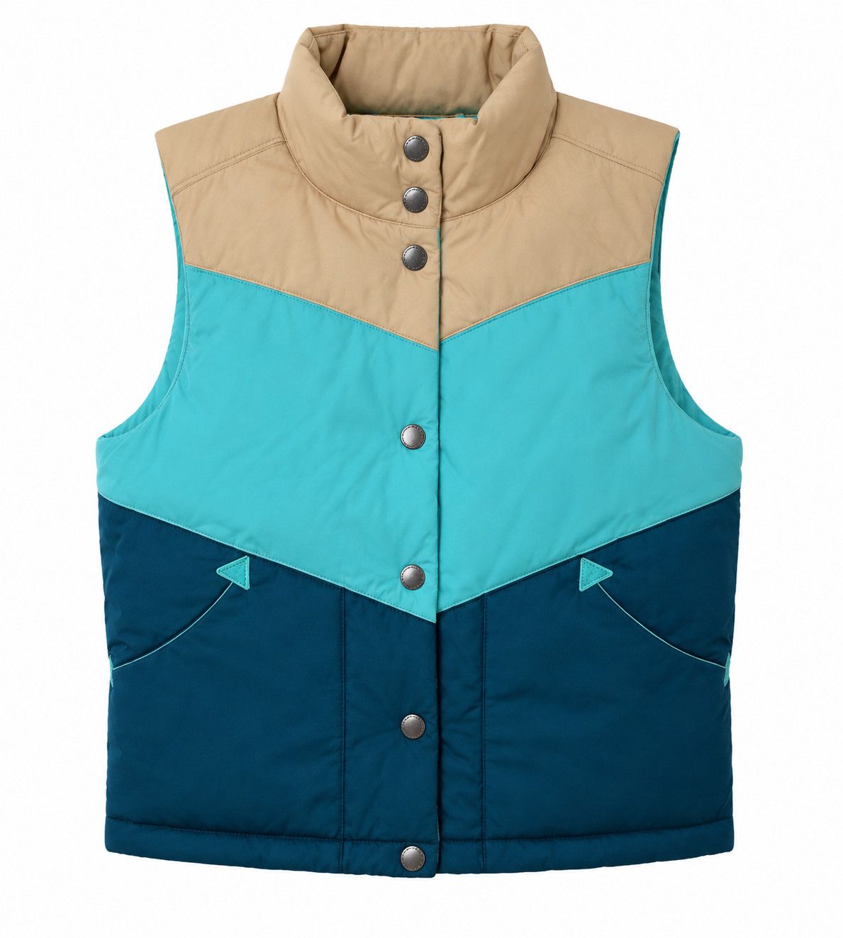 CRUEL GIRL TEAL VEST SMALL
