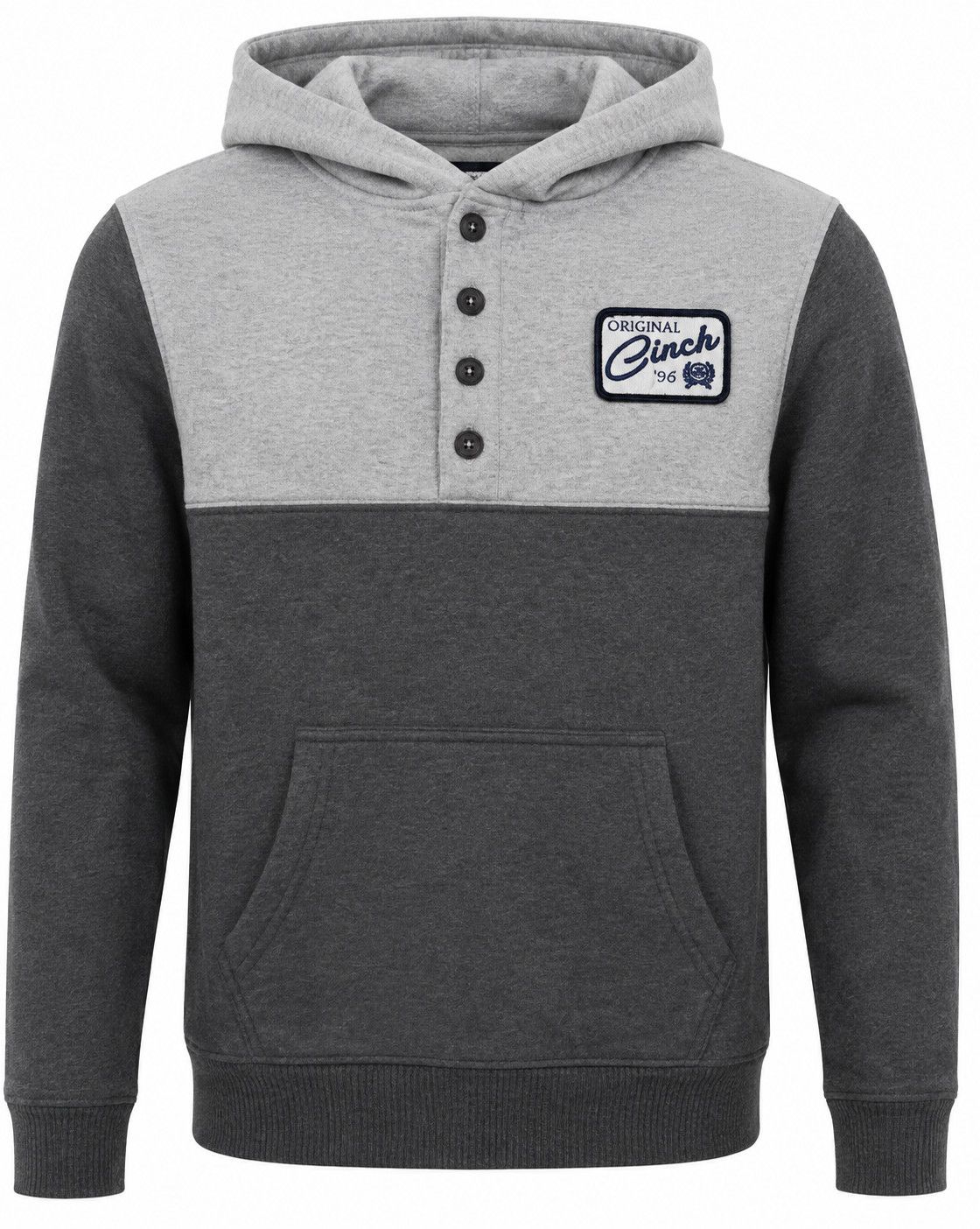 CINCH BOYS PULLOVER CHARCOAL SMALL