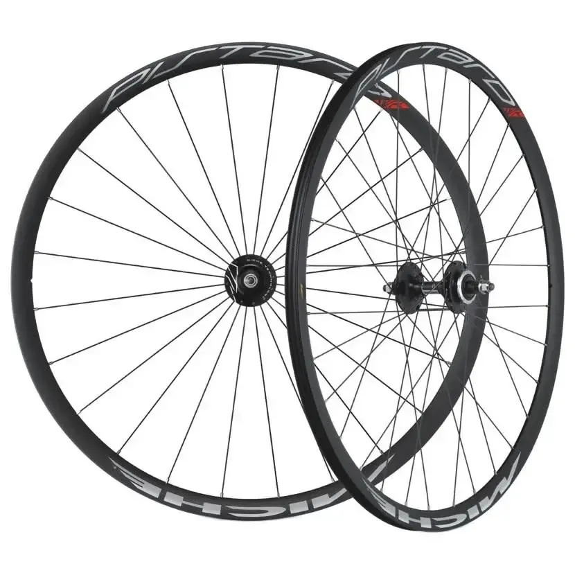 Miche Roues de piste Pistard Moyeux Noir Clincher (1x pignon)