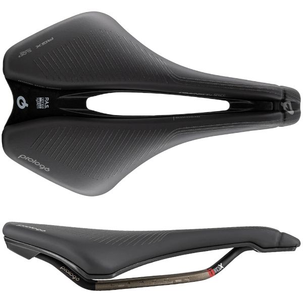 Selle Prologo Dimension AGX, Slide Control, Tirox, 143mm, noir/noir