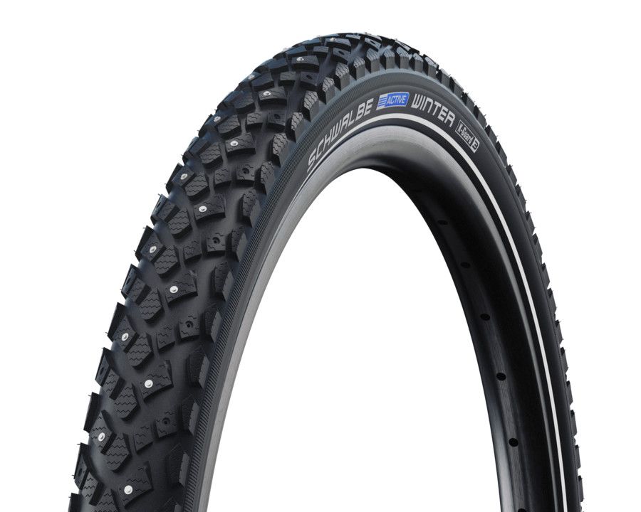 Schwalbe, Winter, Pneu, 700x30C, Rigide, Tringle, Winter, KevlarGuard, Reflex, 50TPI, Noir