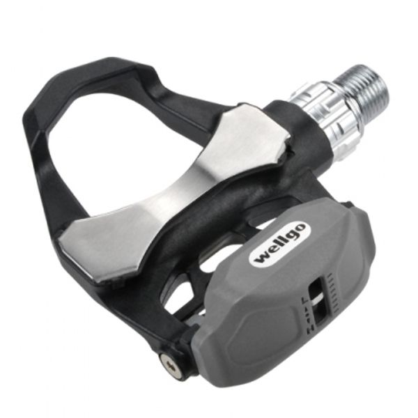 Pedales Wellgo R168, axe Cr-Mo, comp. Look Keo, noir