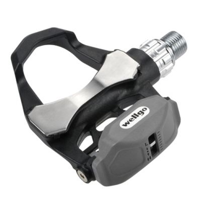 Pedales Wellgo R168, axe Cr-Mo, comp. Look Keo, noir