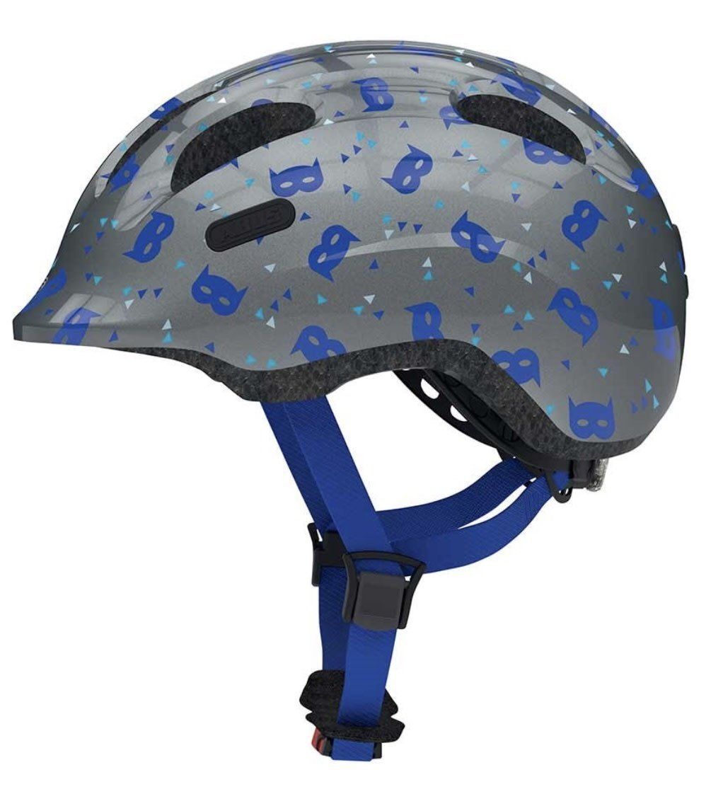 Abus, Smiley 2.1, Casque, Masque bleu, S, 45 - 50cm