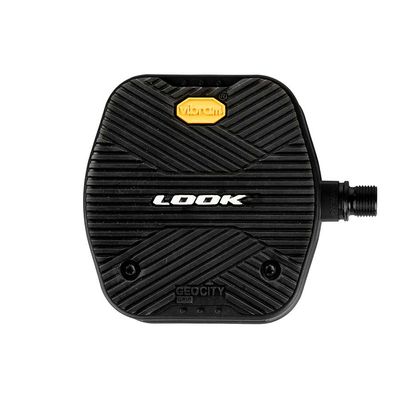 Pédales Look, GEO City Grip, Platform Pedals, Body: Composite, 9/16'', Black, Pair