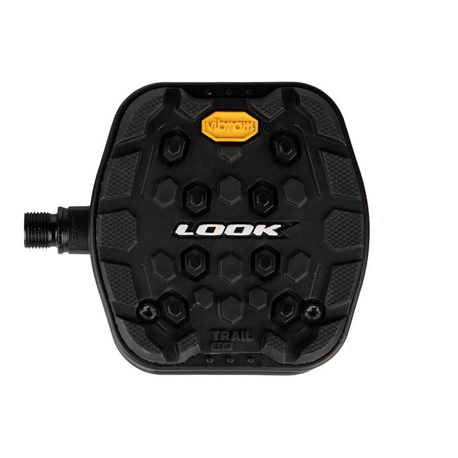 Pédales Look, Trail Grip, Platform Pedals, Body: Composite, 9/16'', Black, Pair