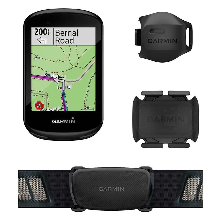 Garmin, Edge 830 Sensor Bundle Cyclomètre, GPS: Oui, Cardio: Oui (Poitrine), Cadence: Oui, Noir, 010-02061-10