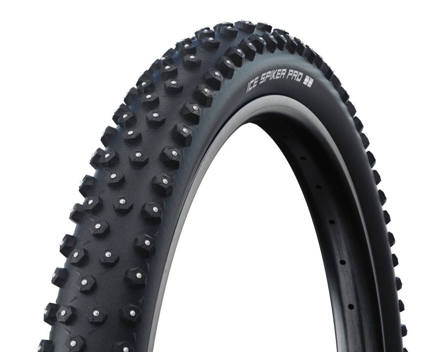 Schwalbe, Ice Spiker Pro, Tire, 29''x2.25, Folding, Clincher, Winter, LiteSkin, 67TPI, Black