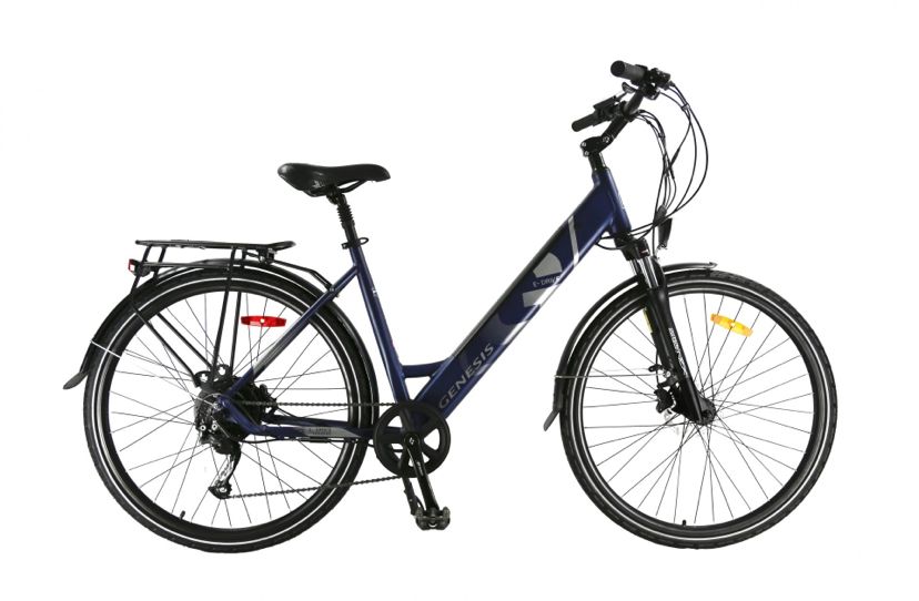 GENESIS TRAFIK E-200, Color: Bleu, Size: 15.5
