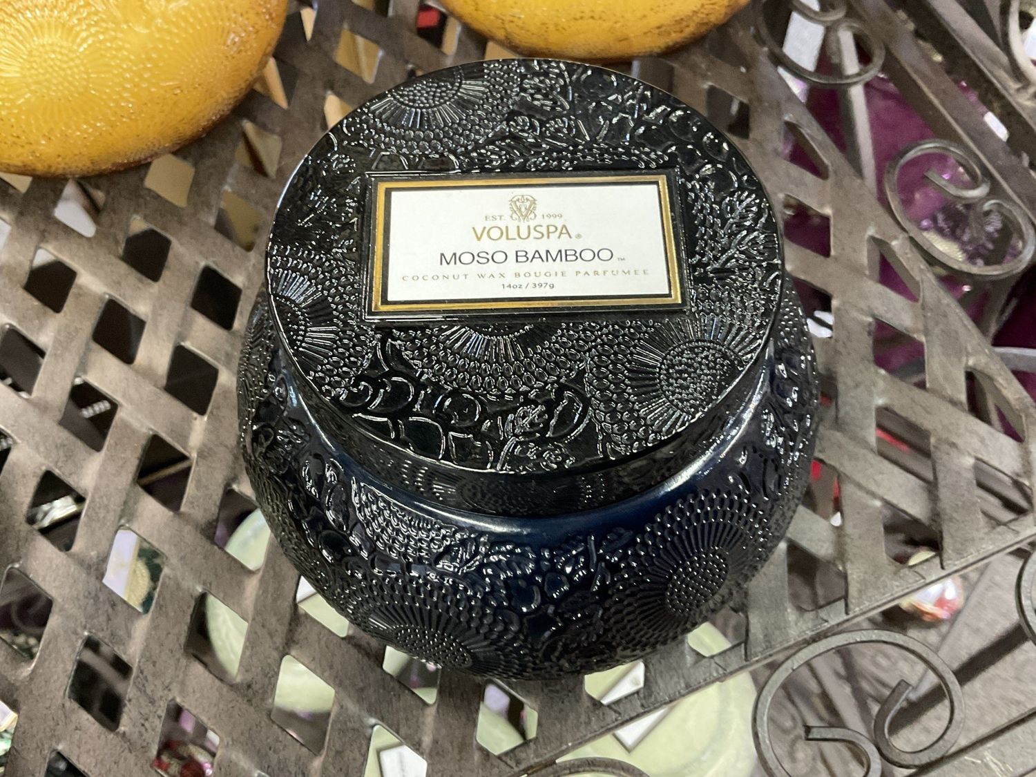 Voluspa Moso Bamboo Bowl Candle