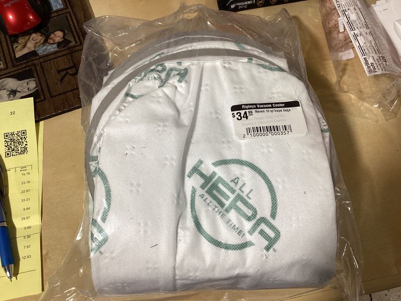 Raven 10 qt hepa bags