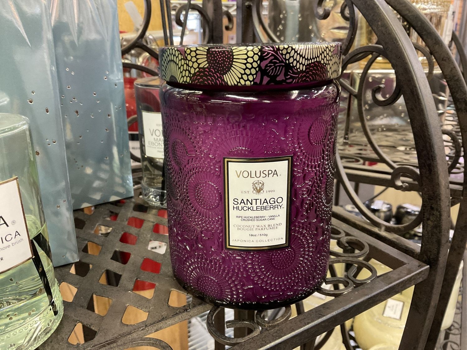 Santiago Huckleberry Lg Jar Candle
