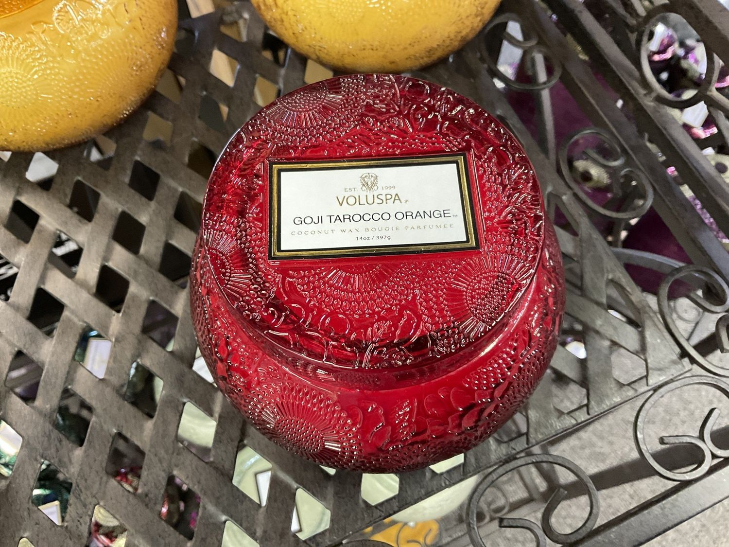 Voluspa Goji Tarocco Orange Bowl Candle
