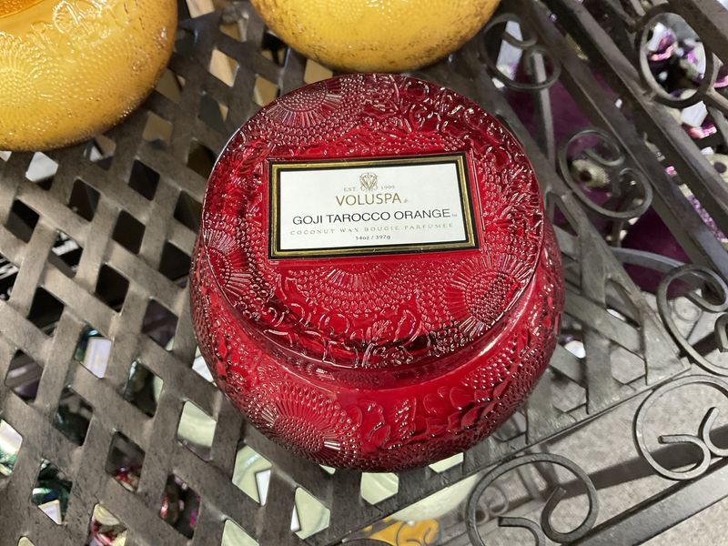 Voluspa Goji Tarocco Orange Bowl Candle