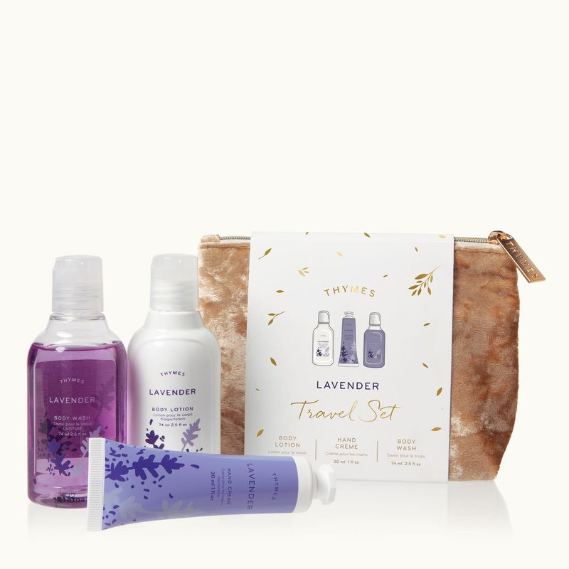 Thymes Lavender Travel Set