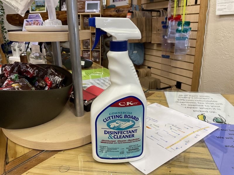 C-Kure Commercial Cutting Board Disinfectant &amp; Cleaner 32 oz