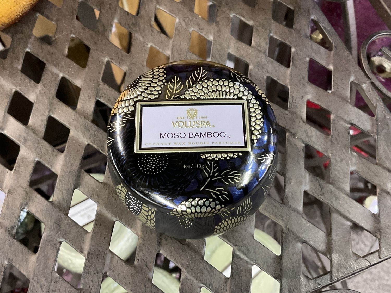 Voluspa Moso Bamboo Mini Tin Candle