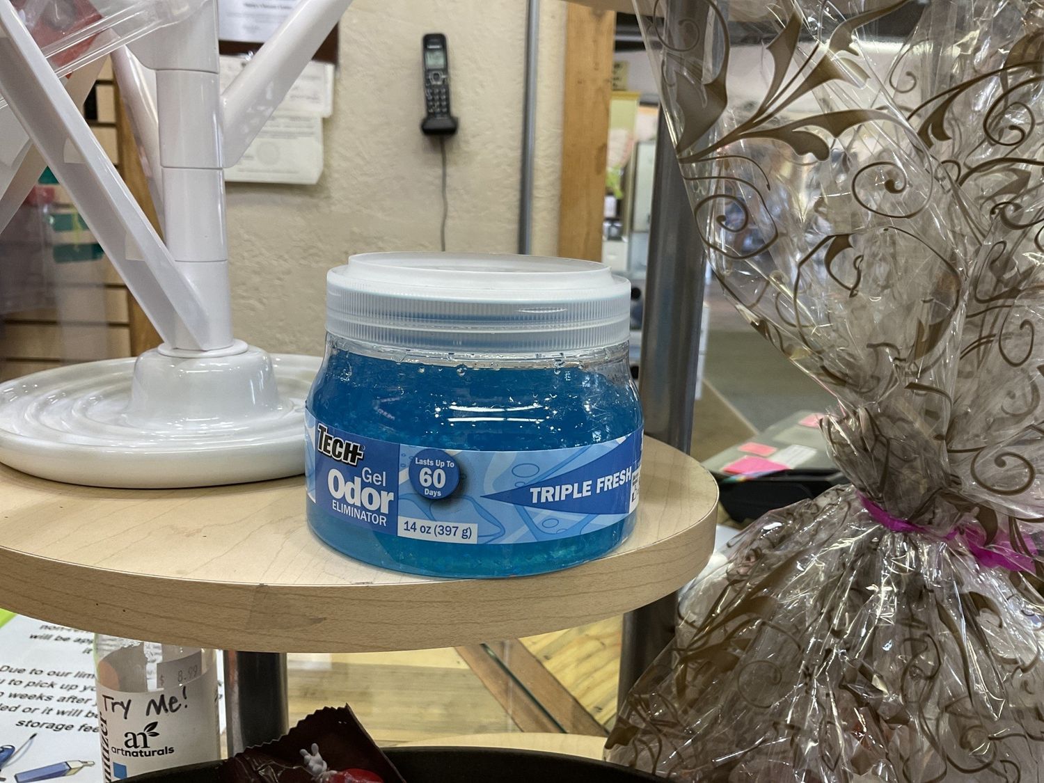 Tech Odor Gel Eliminator  Triple Fresh 14 oz