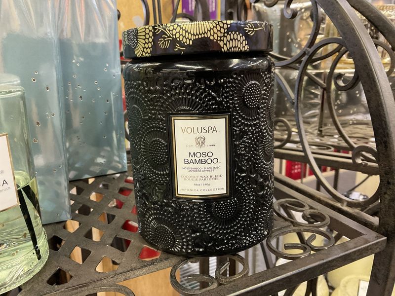 Voluspa Moso Bamboo Lg Jar Candle