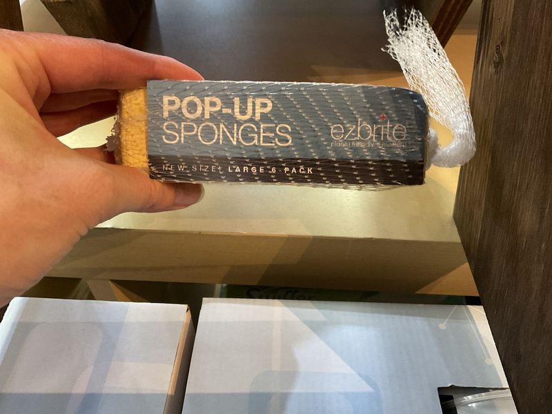 ezbrite Pop-Up Sponges 6 Pack