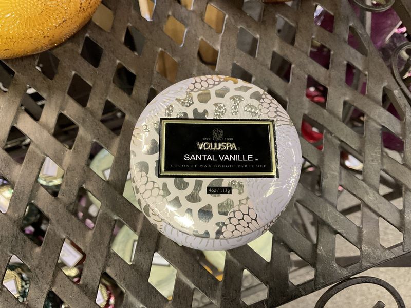Voluspa Santal Vanille Mini Tin Candle