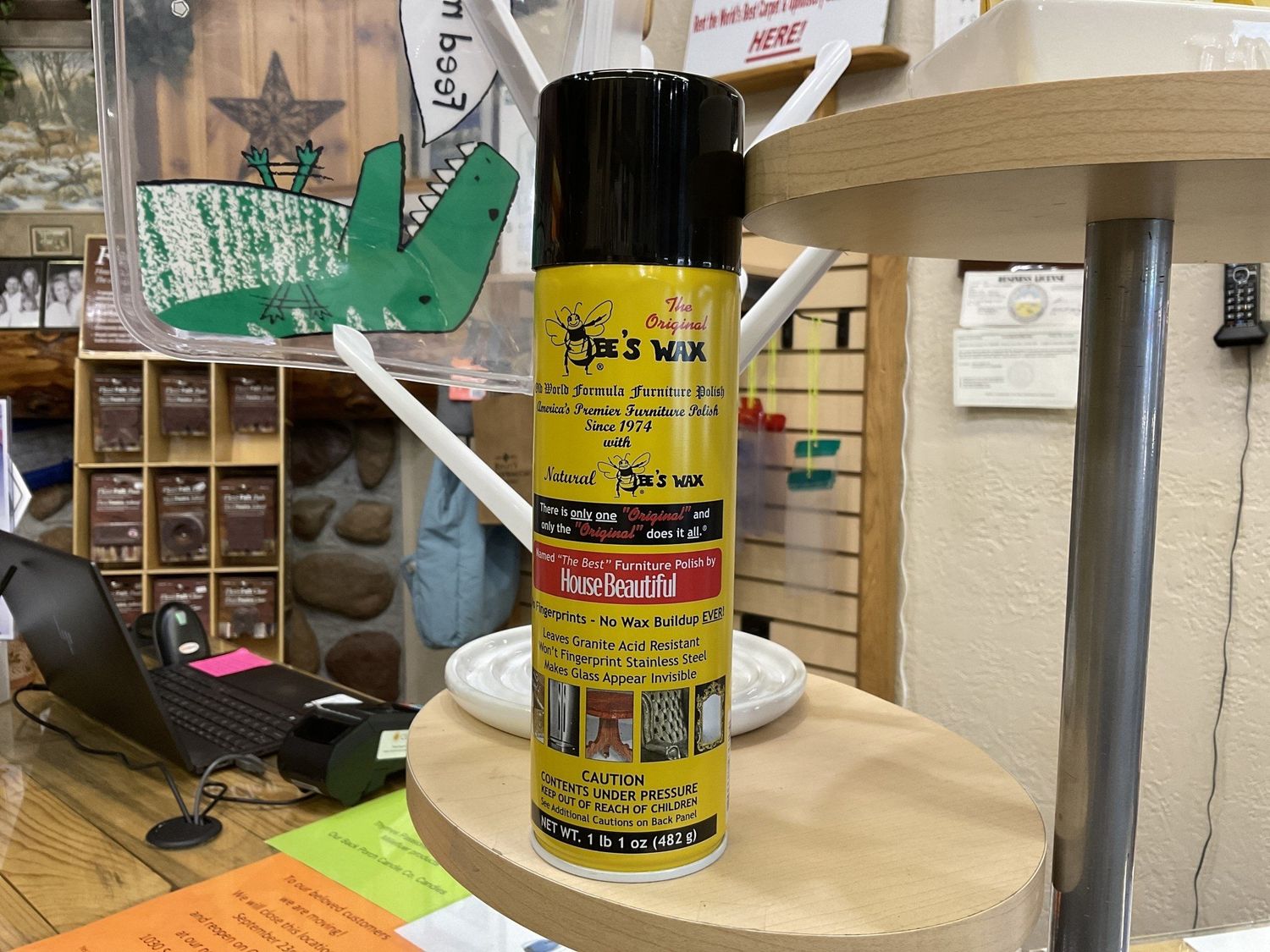 Bee’s Wax  Aerosol Polish 1lb 1 oz,  Bees Wax