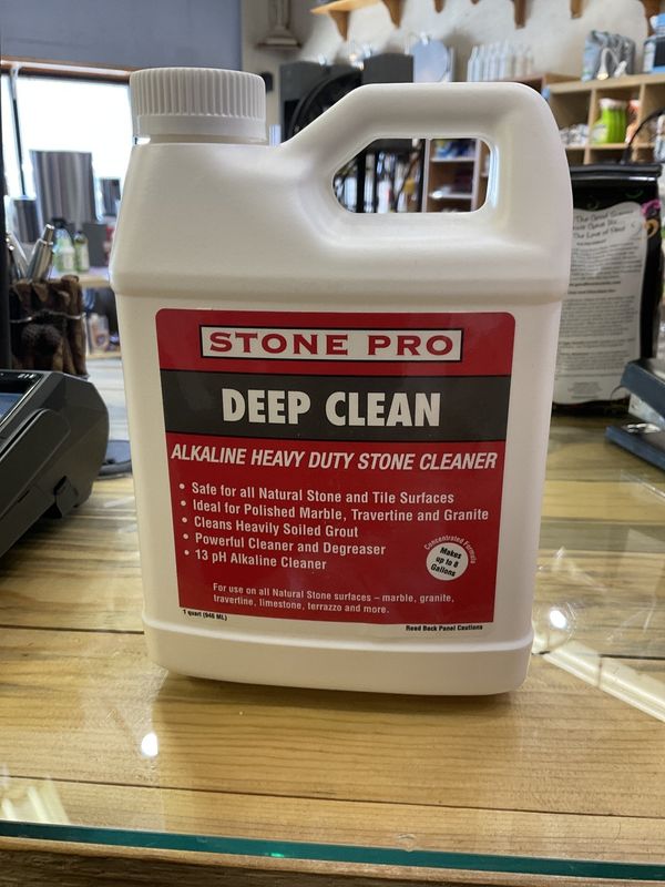 Stone Pro Deep Clean Alkaline Heavy Duty Stone Cleaner 1 Quart