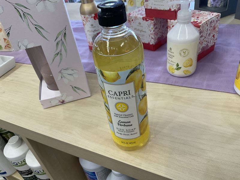 Capri Essentials lemon verbena Dish Soap 16 oz