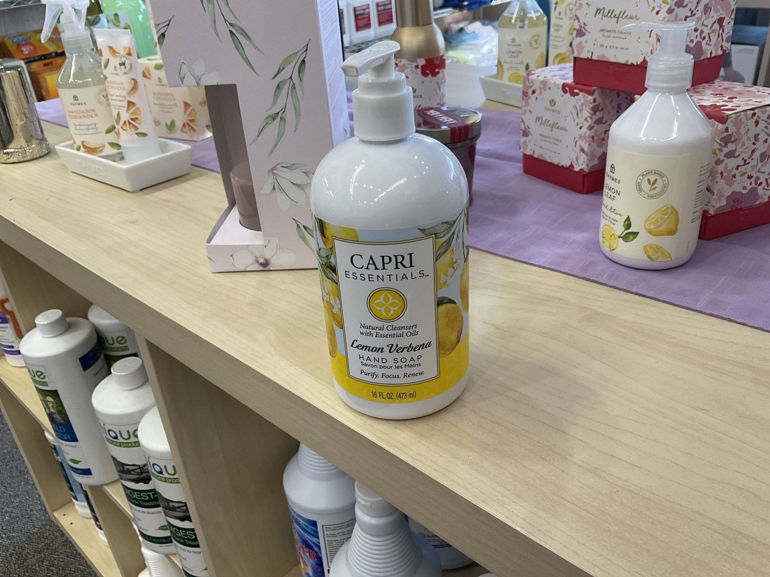 Capri Essentials Lemon Verbena Hand Soap 16 oz