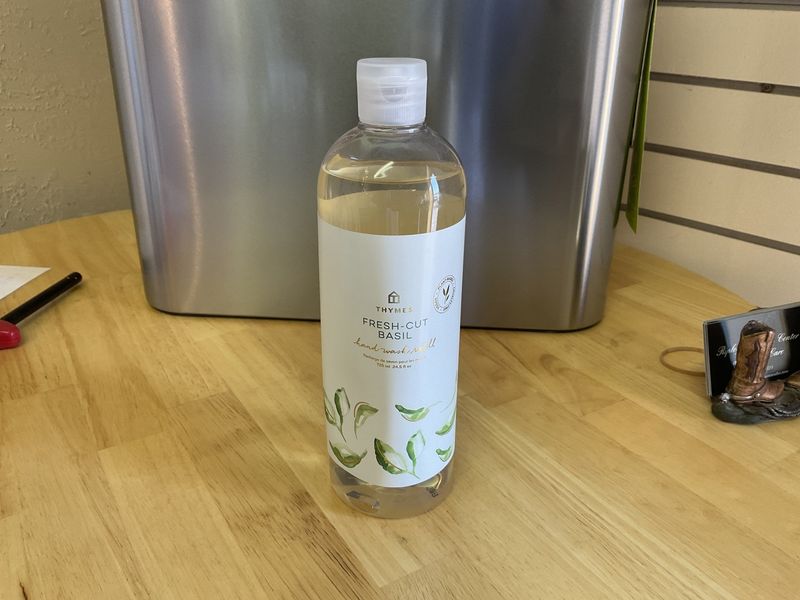 Thymes Fresh cut Basil hand wash refill 24.5 oz