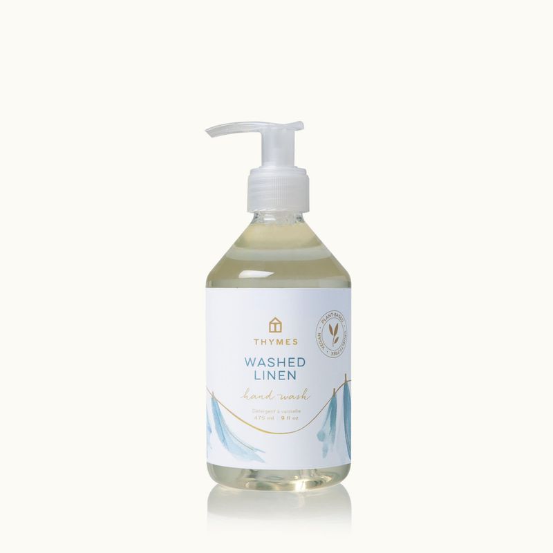 Thymes Washed Linen Hand Wash 9 oz