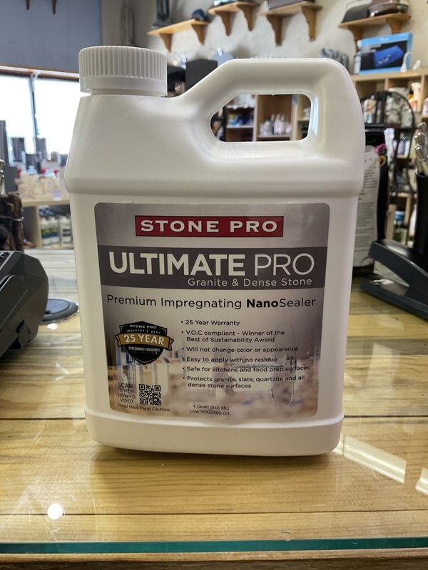 Stone Pro Ultimate Pro Granite &amp; Dense Stone Premium Impregnating NanoSealer 1 Quart