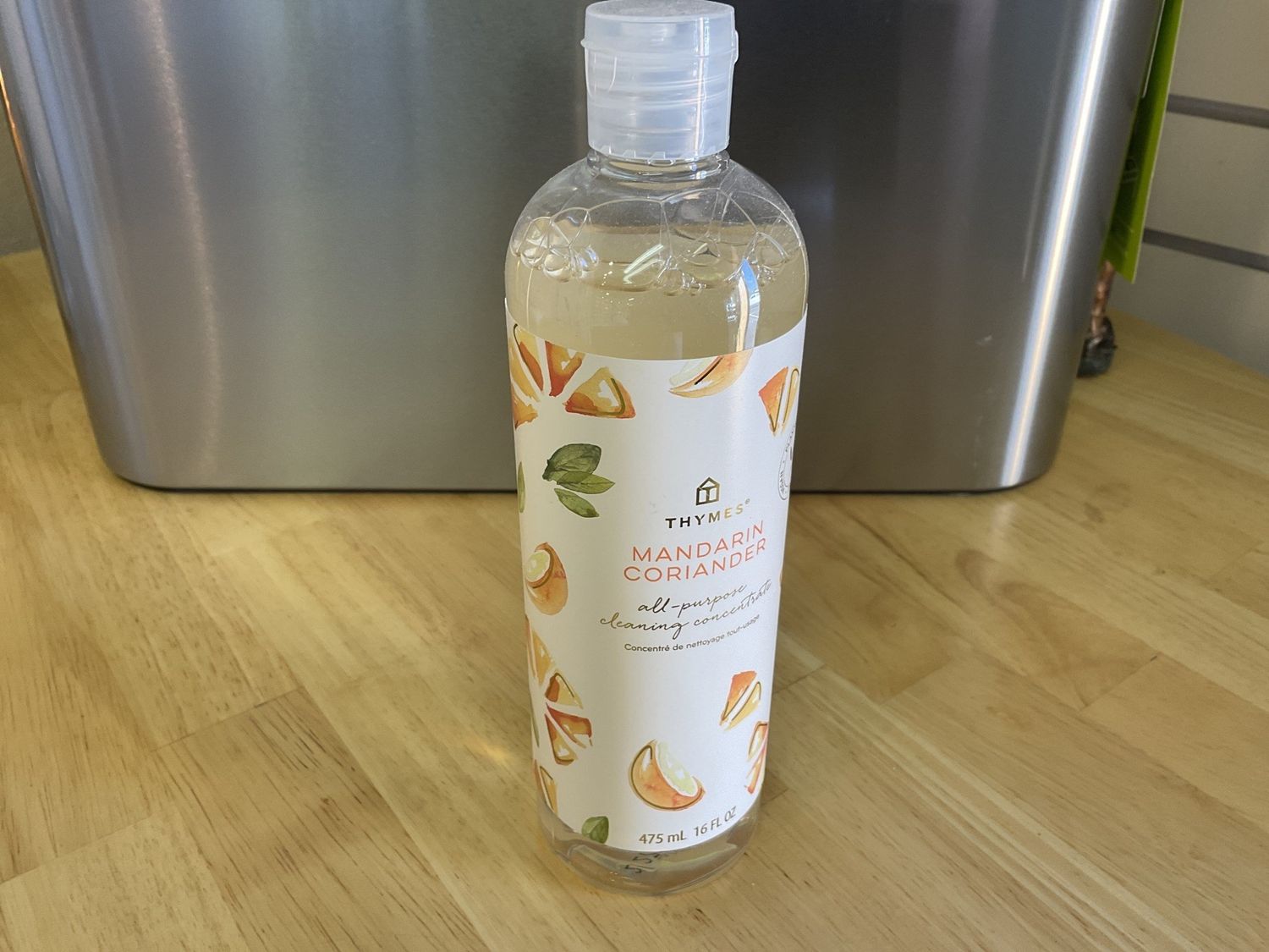 Thymes Mandarin Coriander all purpose cleaning concentrate 16 oz