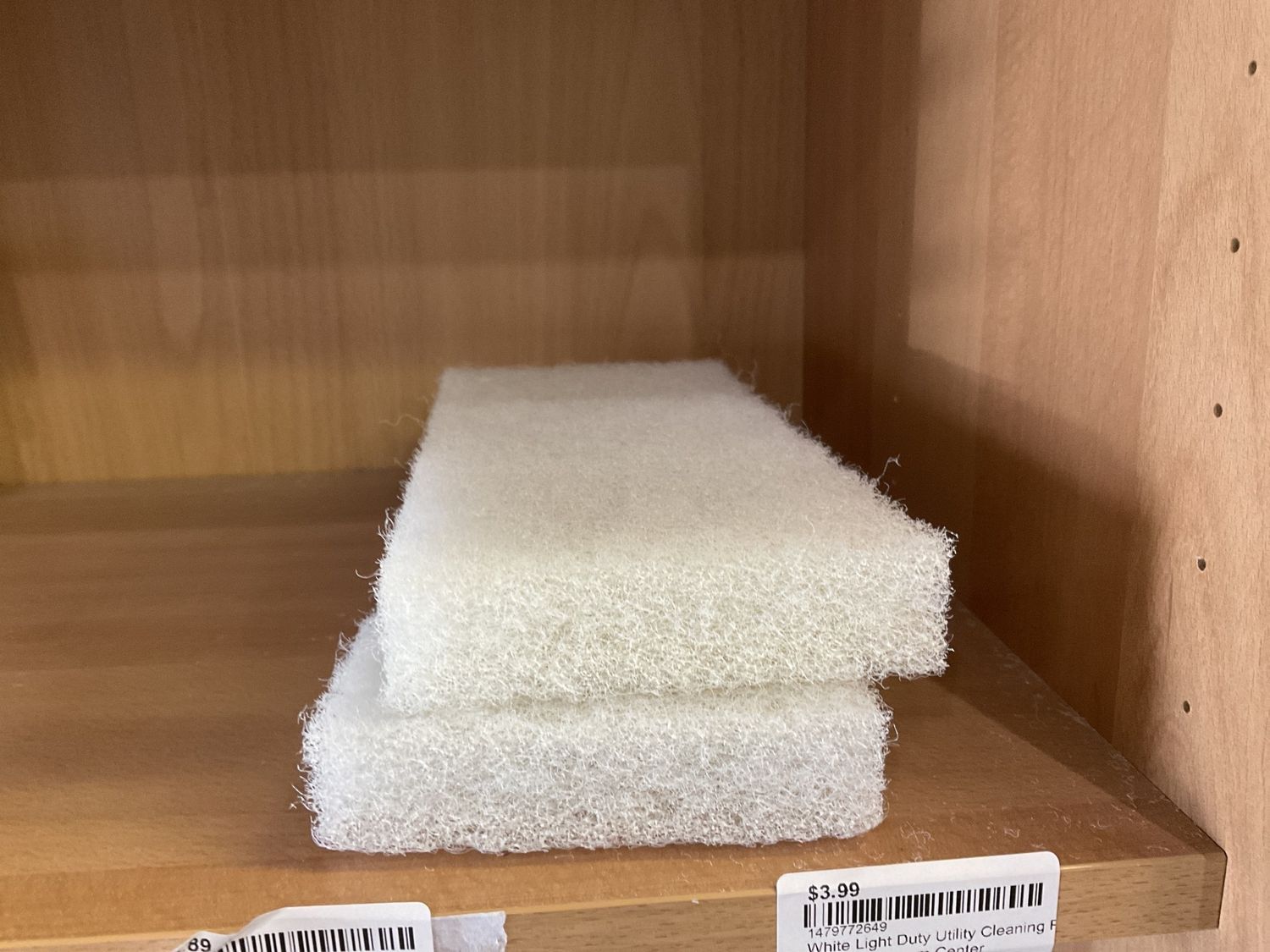 White Light Duty Utility Cleaning Pad