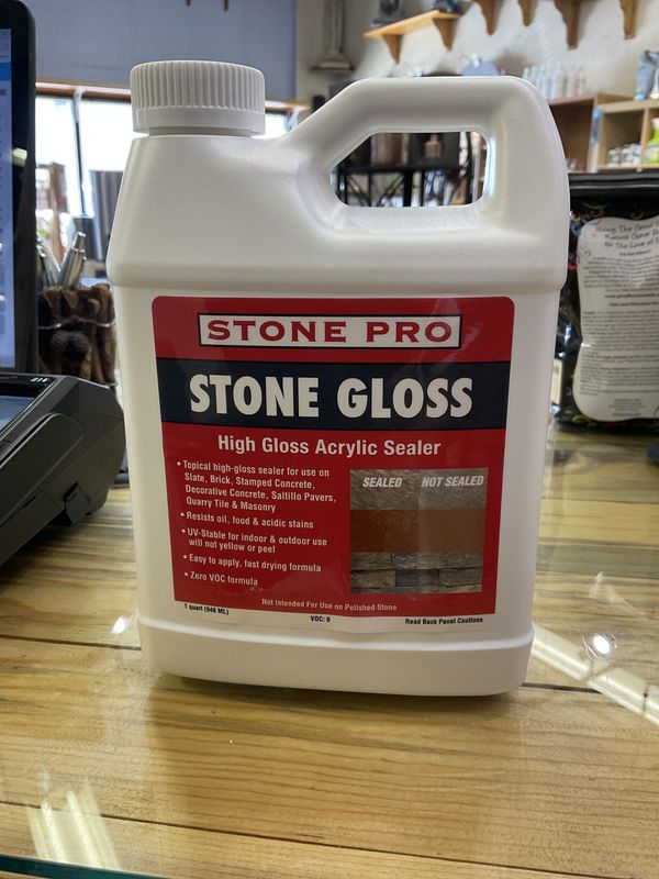 Stone Pro Stone Gloss High Gloss Acrylic Sealer 1 Quart