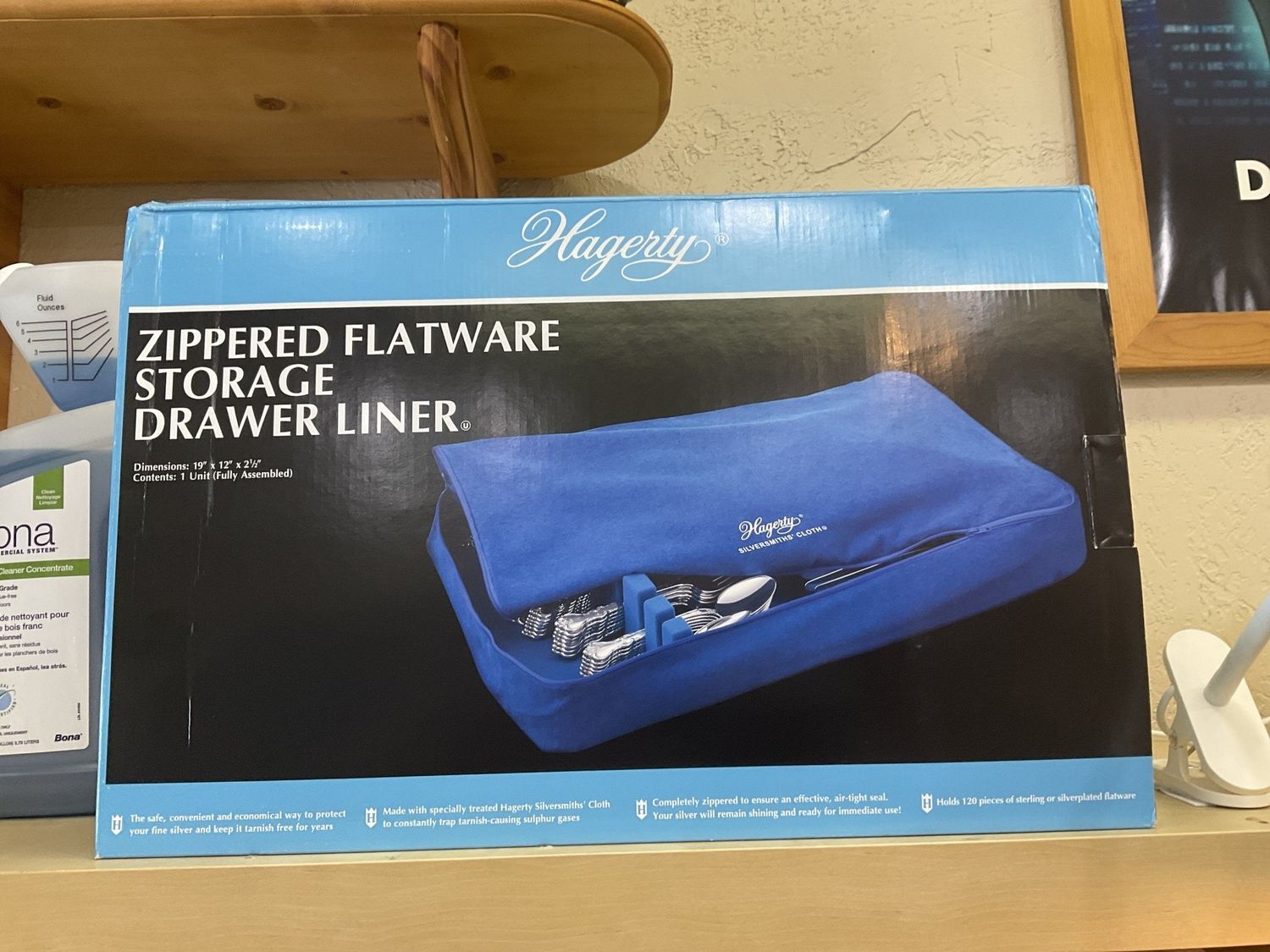 Hagerty Zippered Flatware Storage Drawer Liner