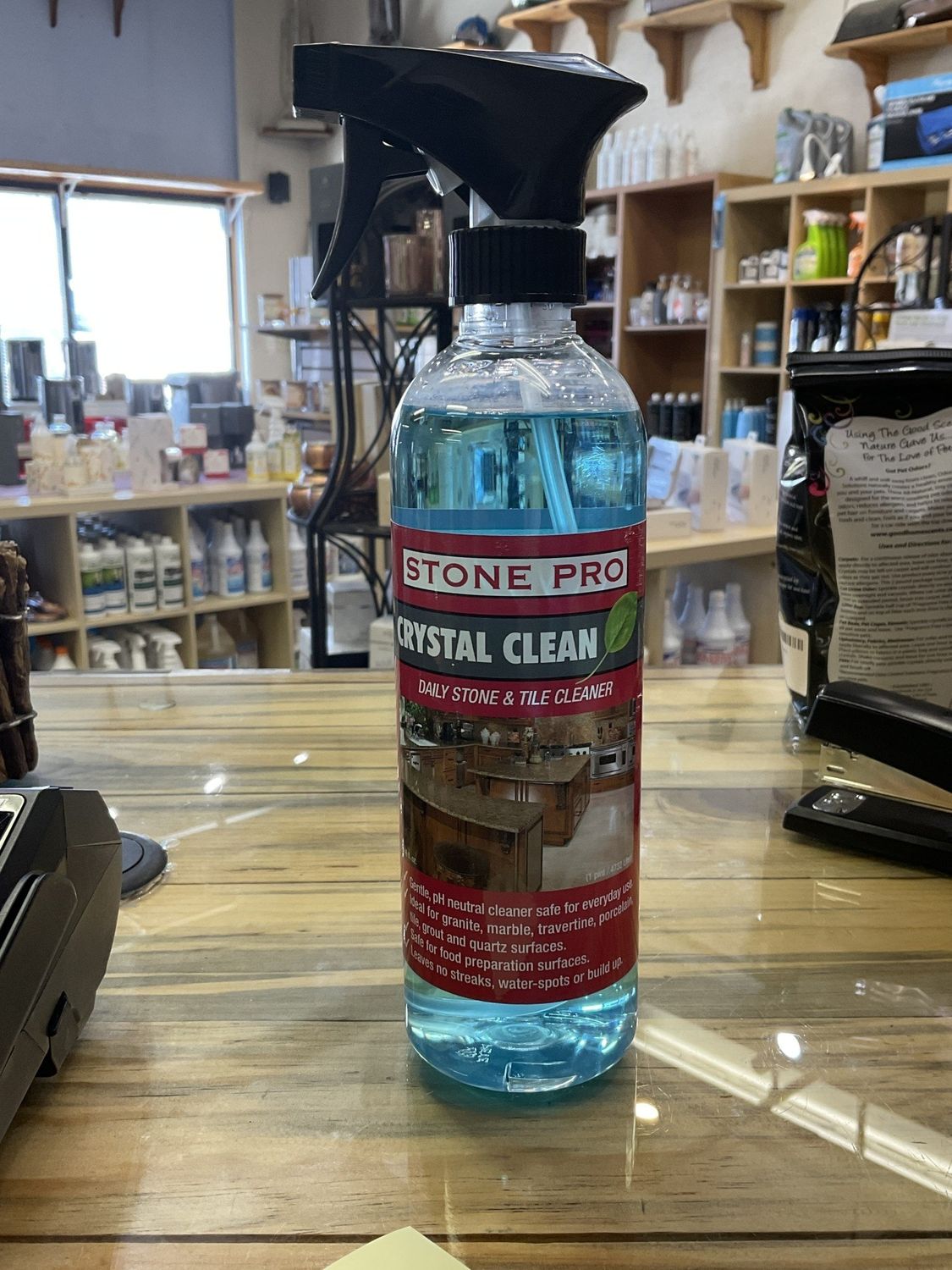 Stone Pro Crystal Clean Daily Stone &amp; Tile Cleaner Spray 1 Pint