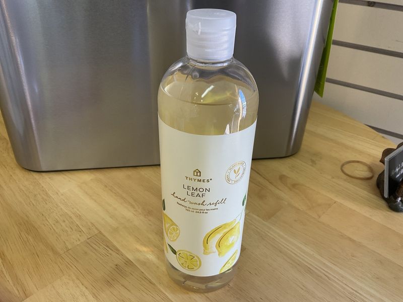 Thymes lemon leaf hand wash refill 24.5 oz