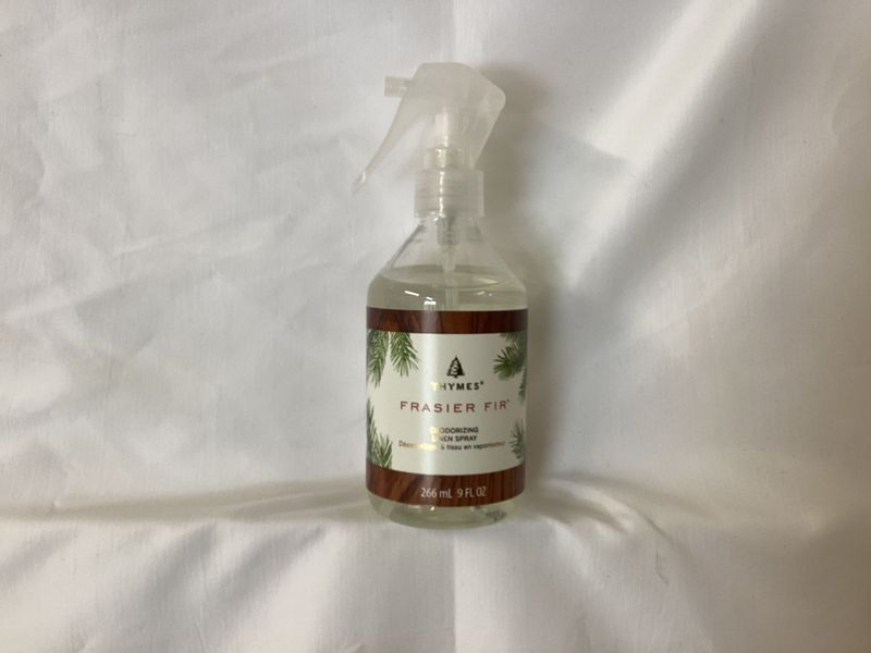 Thymes Frasier fir deodorizing linen spray 9 oz