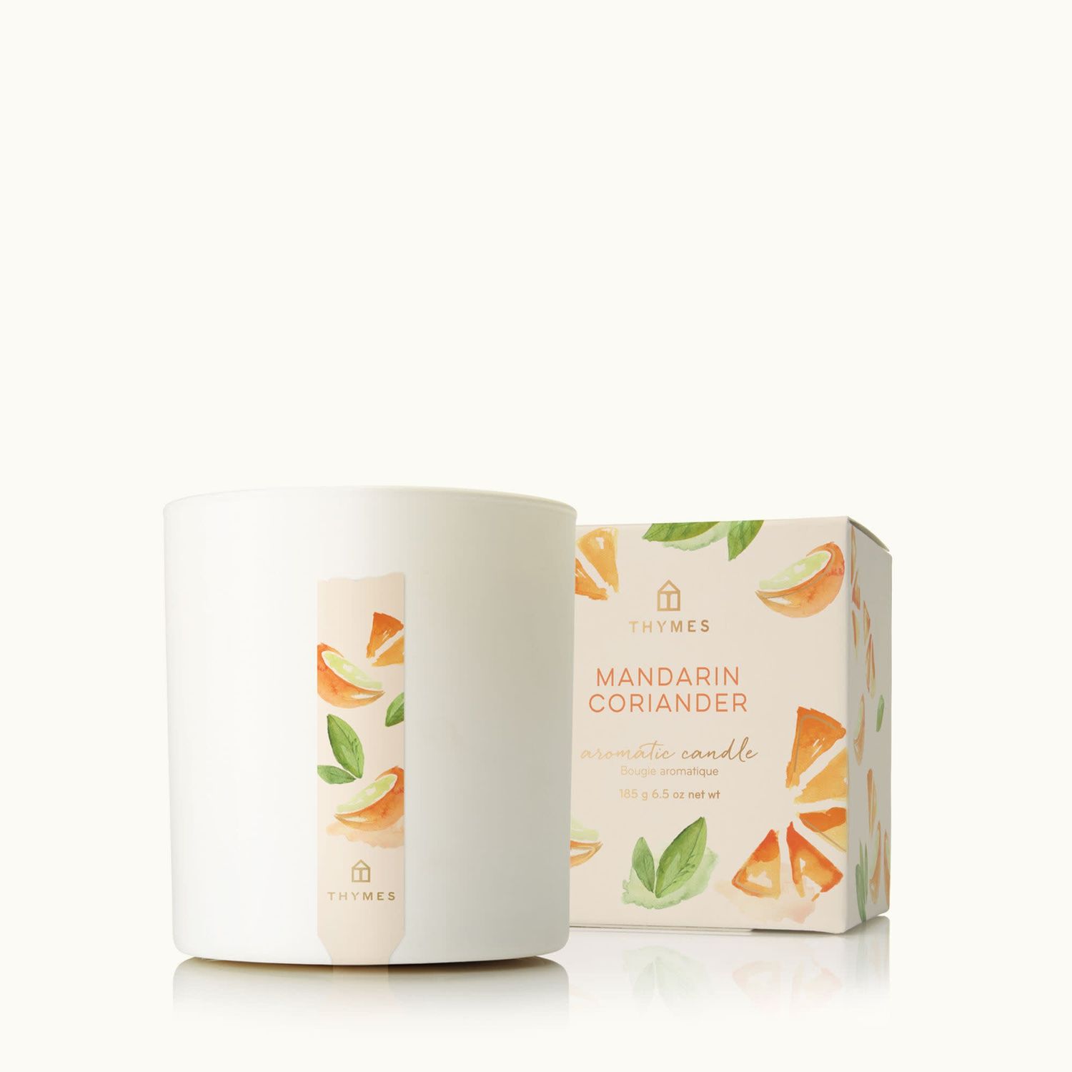 Thymes Mandarin Coriander aromatic candle 8 oz