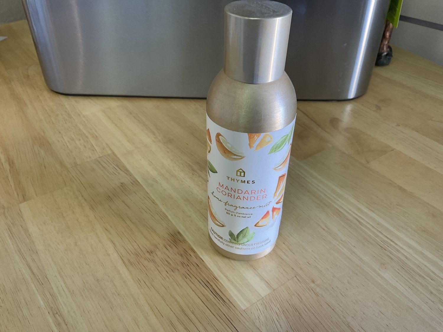Thymes Mandarin Coriander home Fragance mist 3 oz
