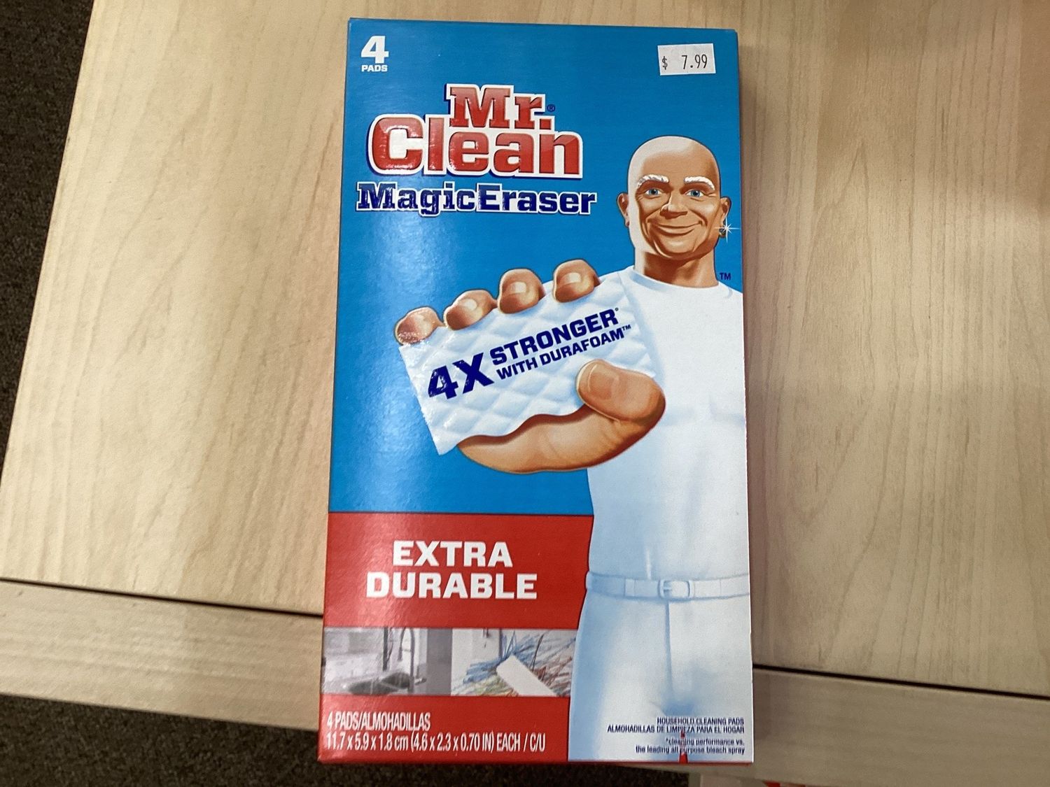 MR.Clean Magic Eraser 4x stronger with durafoam Extra Durable