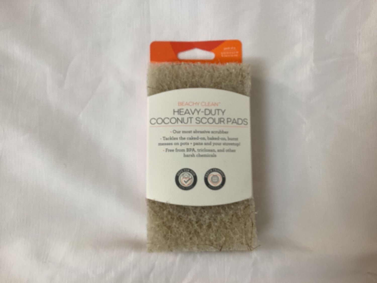 Full Circle Beachy Clean Heavy Duty Coconut Scour Pads Pack of 3
