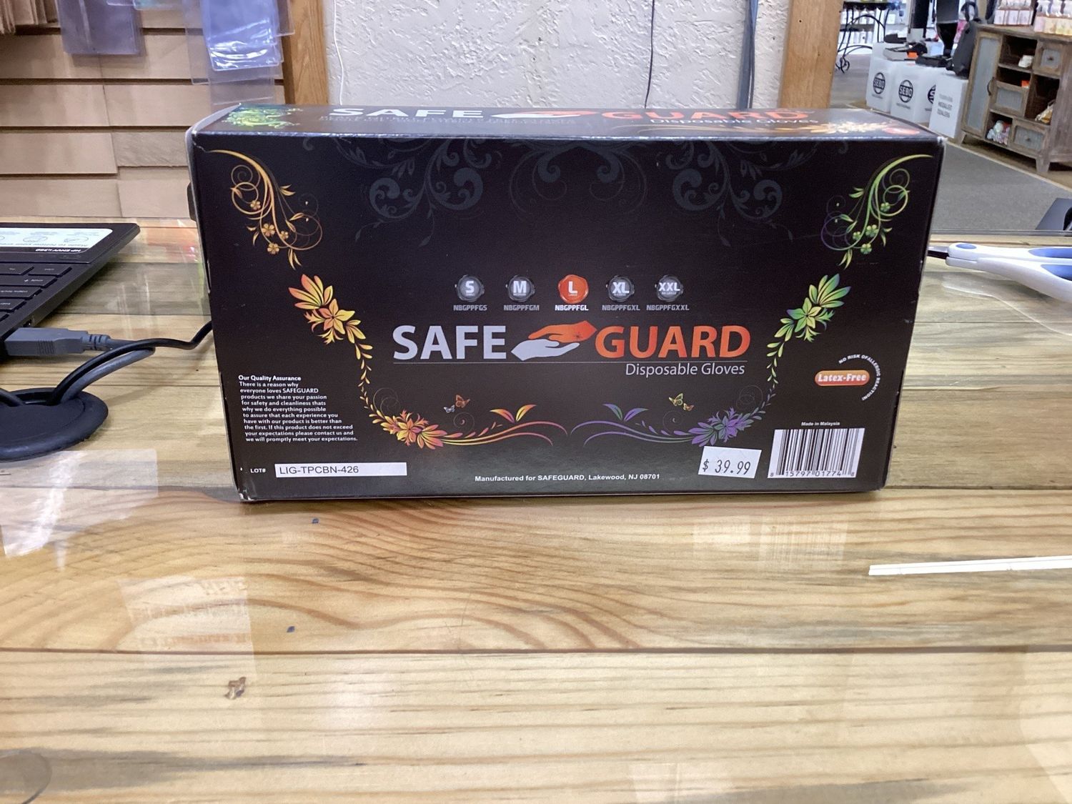 Safe Guard Disposable Gloves 8644L