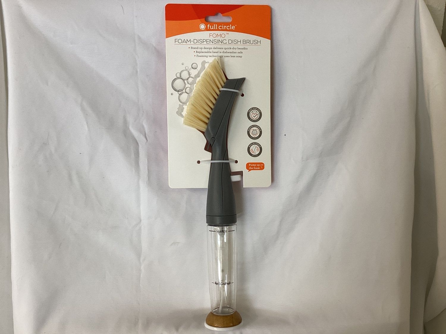 Full circle Fomo Foam Dispensing Dish Brush