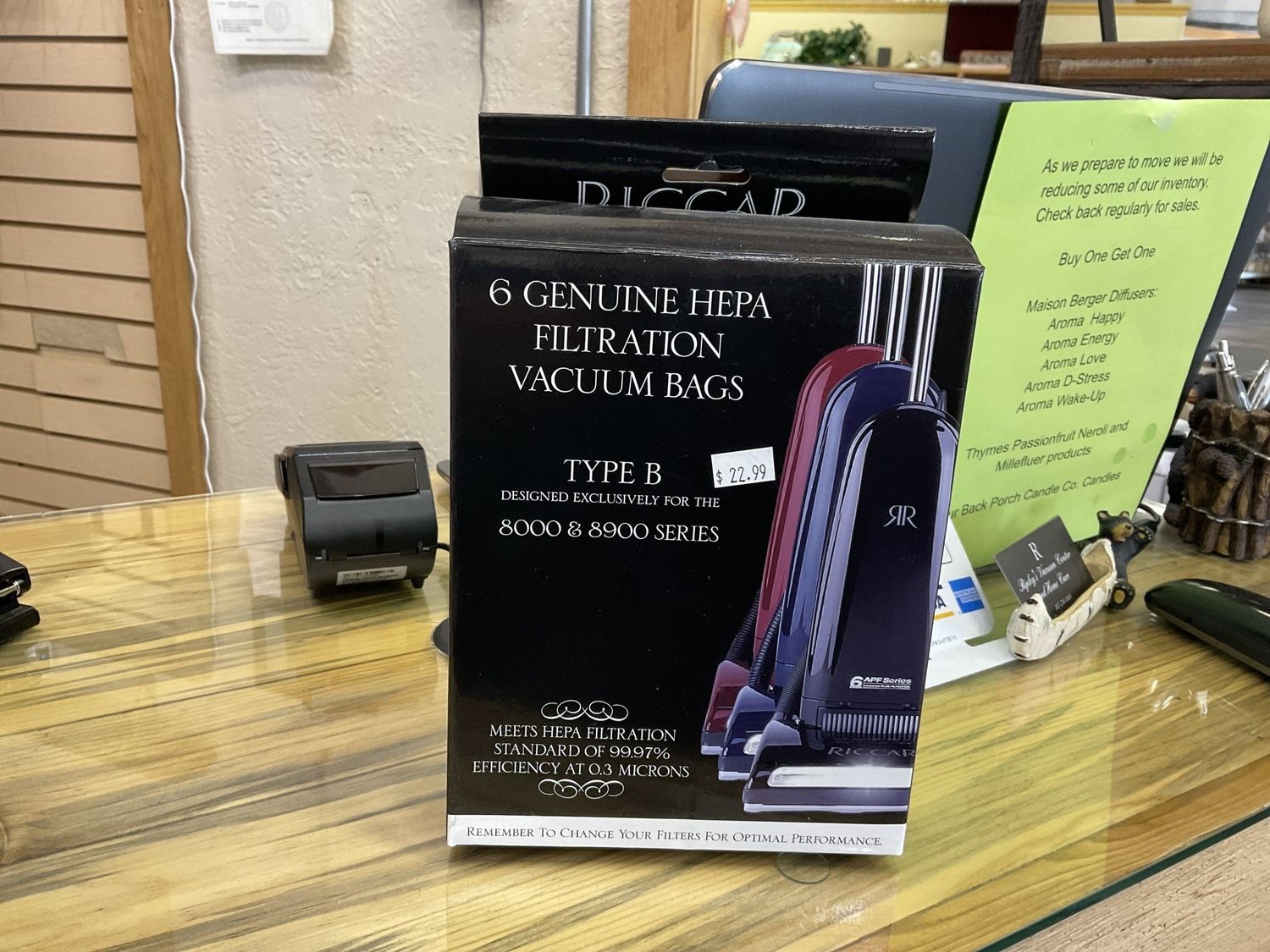 Riccar Hepa Type B Vacuum Bags